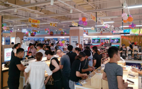 苏宁大润发门店突破400家，中秋手机销售增长215%