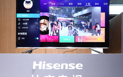 带摄像头的电视来了！海信社交电视S7惊艳亮相CESA