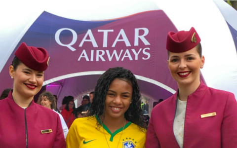 卡塔尔航空同数千球迷庆祝2019年法国女足世界杯开幕