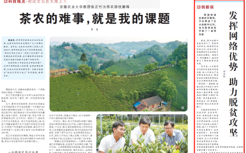 人民日报肯定扶贫干部用快手脱贫：开辟脱贫攻坚快车道