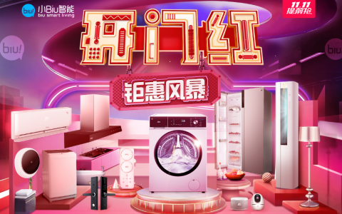 苏宁小Biu家族全员出击，一级变频、高配平价带你嗨购双十一