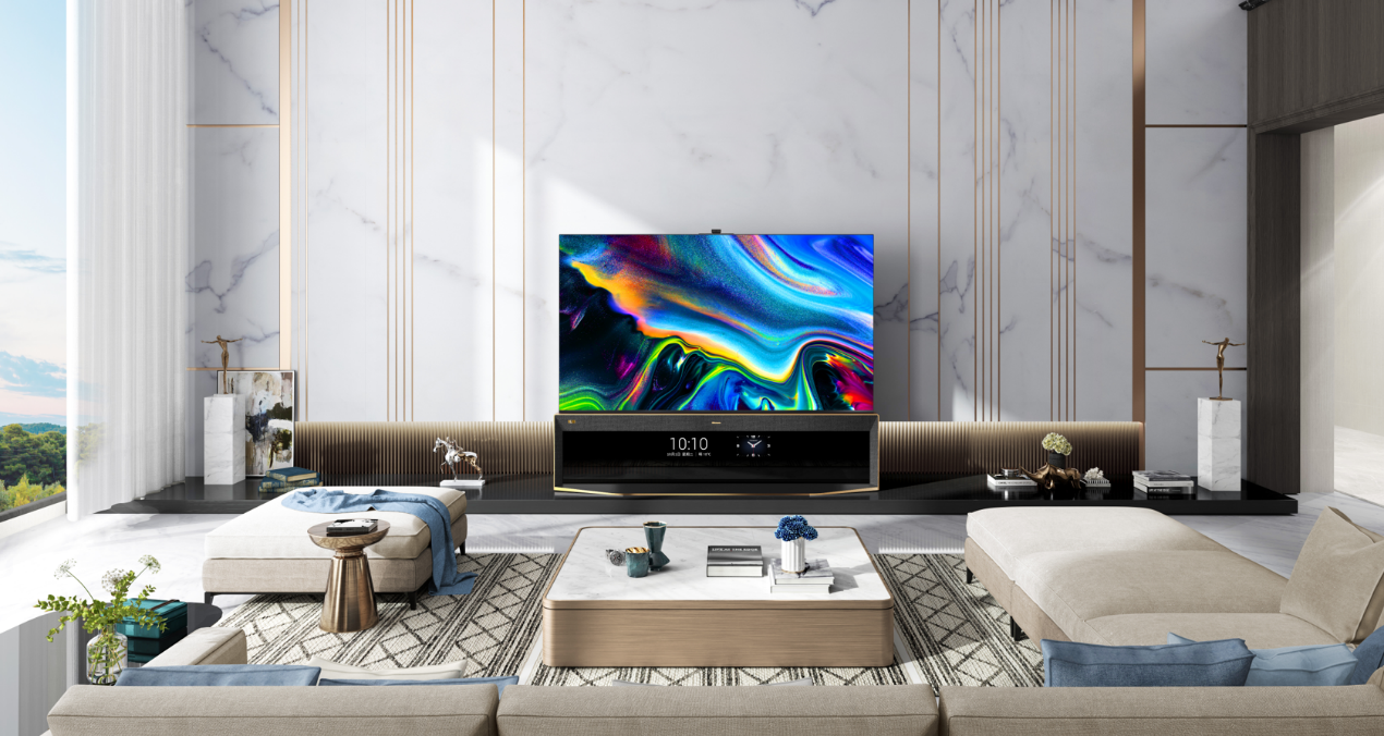 电视老大重新定义8K电视 海信发布全球首款8K Pro双屏电视