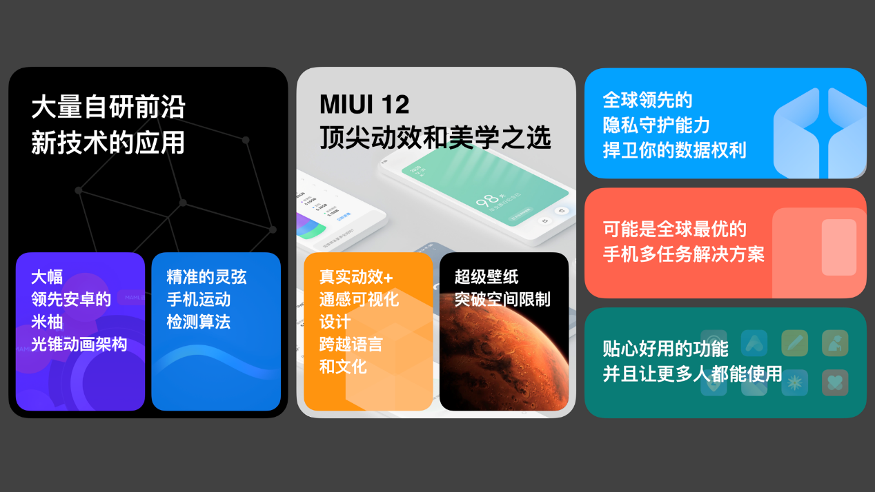 全方位对标苹果iOS 小米MIUI12获雷军“惊艳”点评
