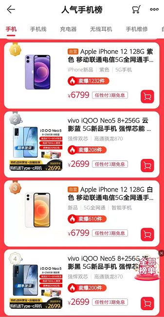 苏宁六一宝宝节预售启动 紫色iPhone 12最受欢迎