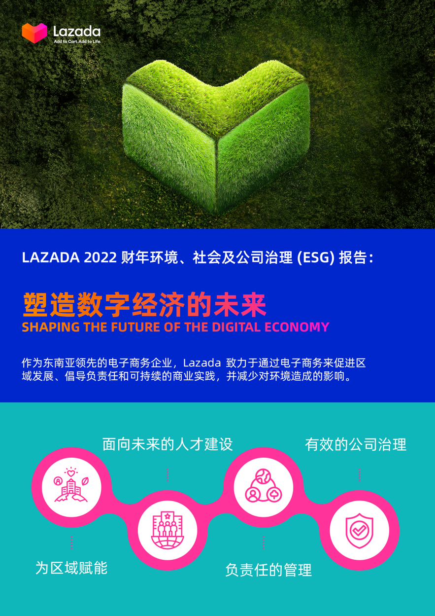 Lazada 发布首份ESG报告：为东南亚六国创造约110万经济机会