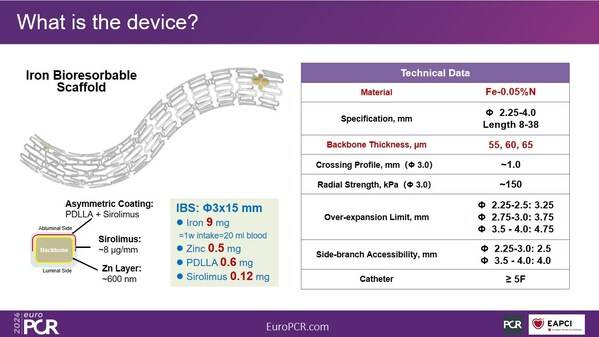 高润霖院士团队公布先健科技IBS®冠脉支架II期临床研究一年随访结果