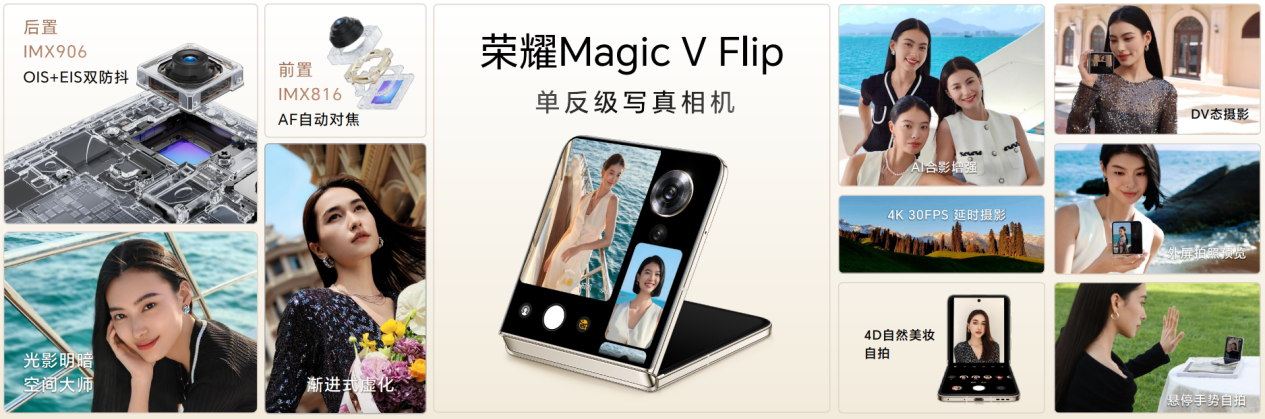 梦想小巨幕，荣耀Magic V Flip正式登场，售价4999元起