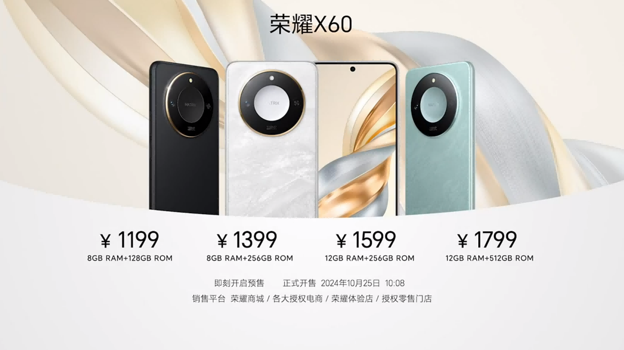 满级抗摔续航王者 荣耀X60系列正式发布，售价1199元起-第9张图片-安信龙年版