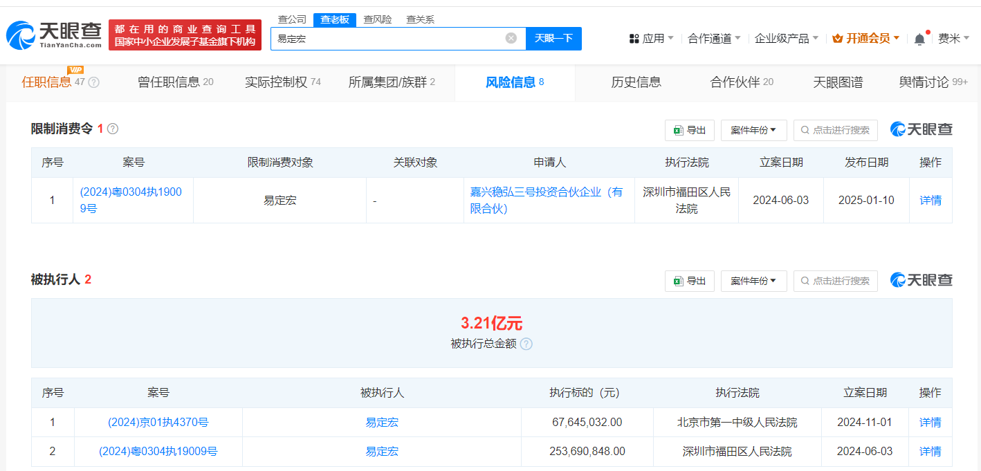 华图教育董事长被限制高消费 华图教育董事长未履行2.5亿案款被限消