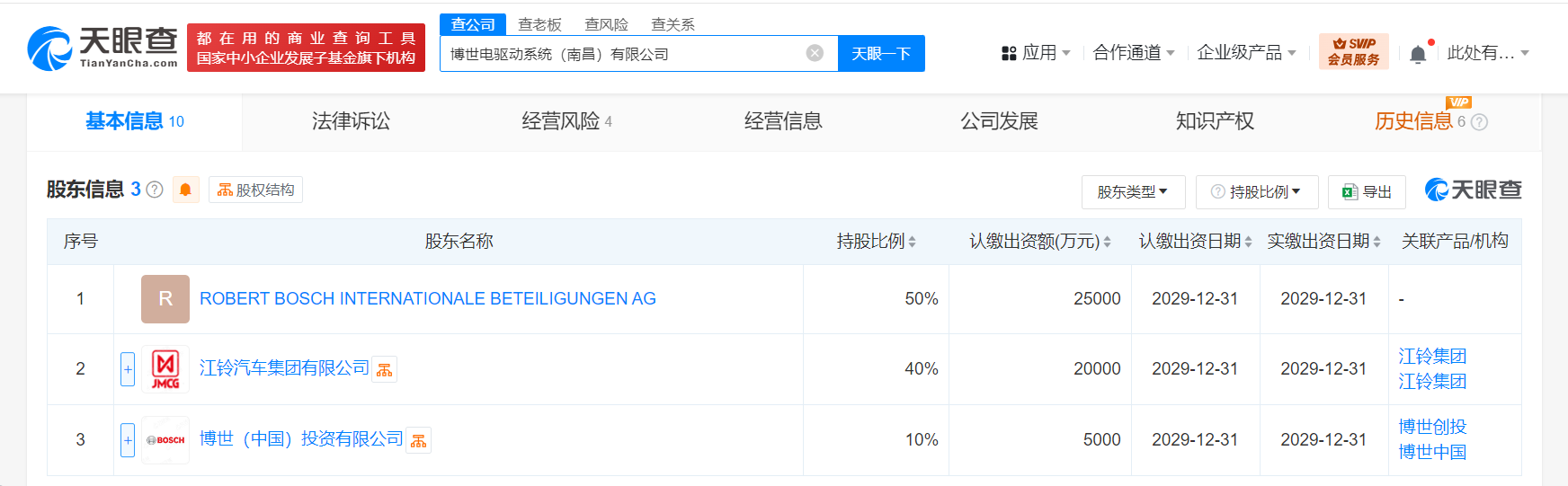 江铃汽车等在南昌成立电驱动系统公司 注册资本5亿