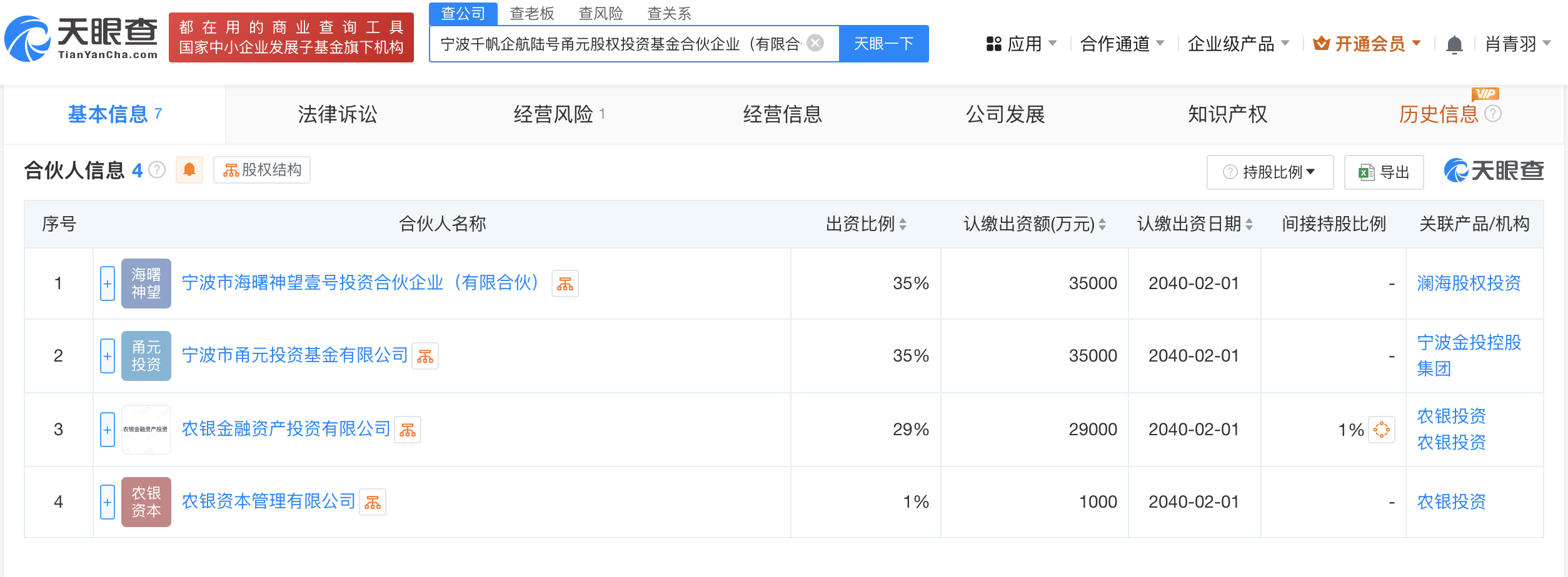 农银投资等在宁波成立股权投资基金 出资额10亿