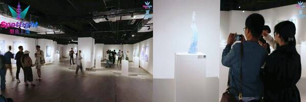 Shanghai Spotlight聚焦上海主办的2024年国际艺术节四个展览之一的《潺潺》展览，开幕式共计吸引500位各界名流