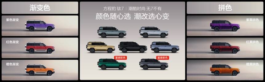 钛7车色图