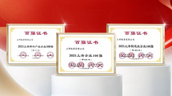 立邦中国斩获“上海企业100强” （第64名）、“上海制造业企业100强” （第23名）、“上海新兴产业企业100强” （第17名）三项殊荣