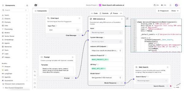 Langflow 与 watsonx Orchestrate 集成