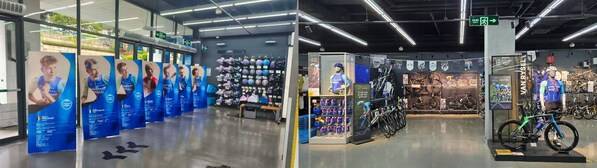 门店沉浸式产品陈列,营造赛事氛围 门店沉浸式产品陈列,营造赛事氛围