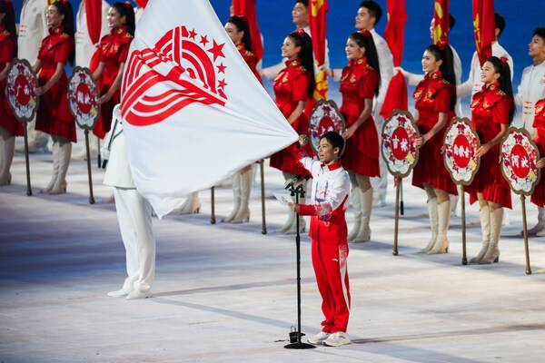 第十五届全国运动会 运动员代表宣誓