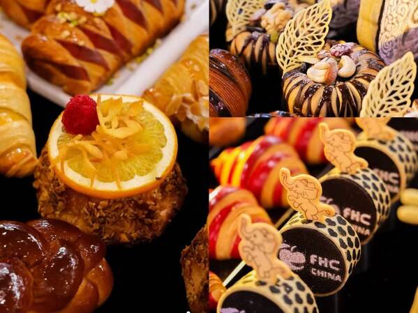 赛场中诞生的加州巴旦木创意烘焙作品