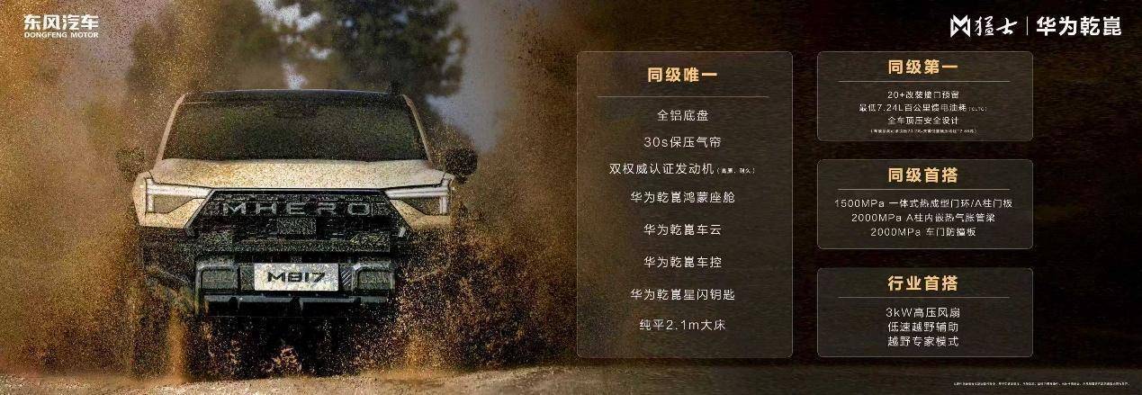 30.19万狠货来袭！猛士M817 Hero版搭载20+拓展接口，改装任你行！