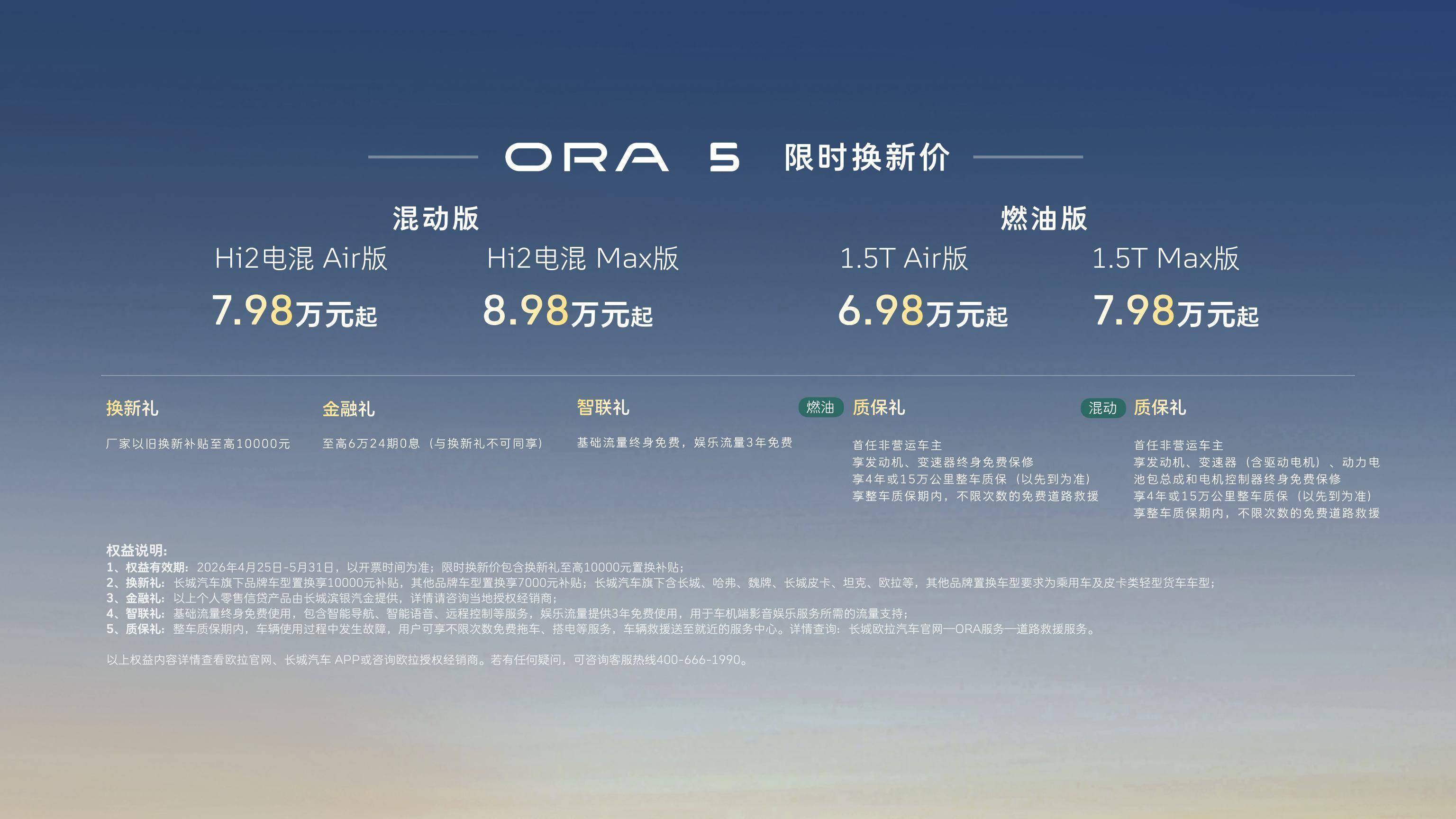 全球市场没有标准答案？长城欧拉5给出多动力解法，限时换新价6.98万起