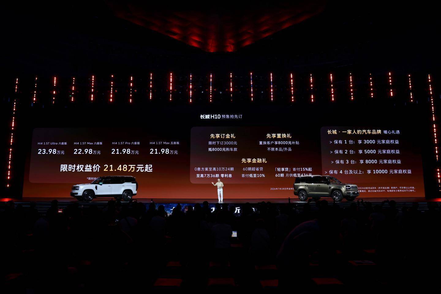为中国大家庭而来！方盒子新物种长城H10预售限时权益价21.48万元起