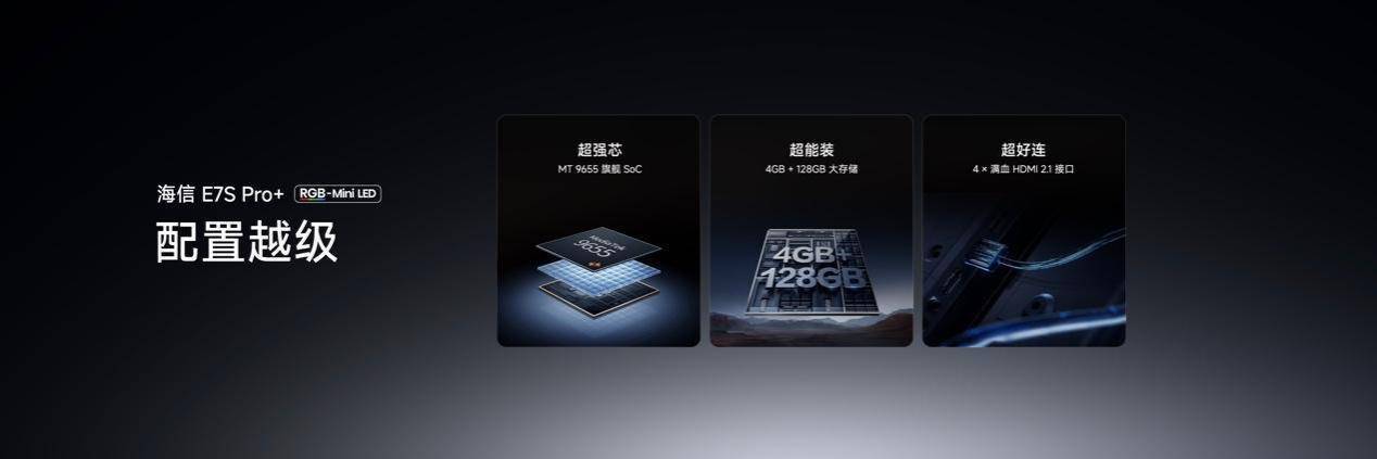海信电视E7S Pro+正式发布：性能旗舰再进阶，杜比视界第二代MAX全球首发