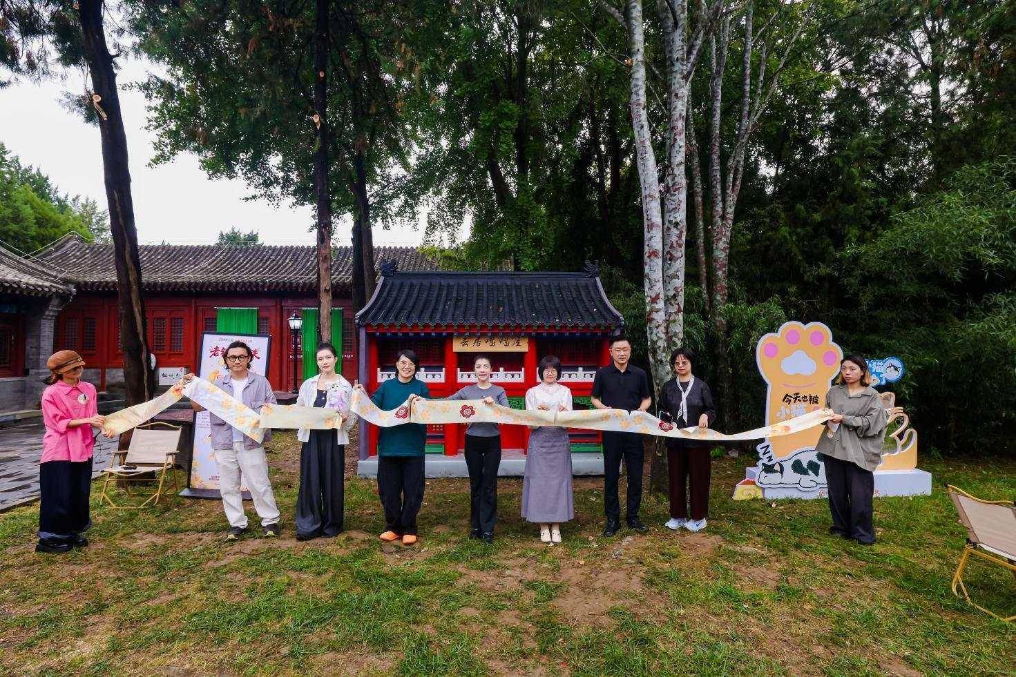 千年古刹迎来一群“守护喵” 快手公益“老铁帮毛铁·古建守护喵”首站落地云居寺