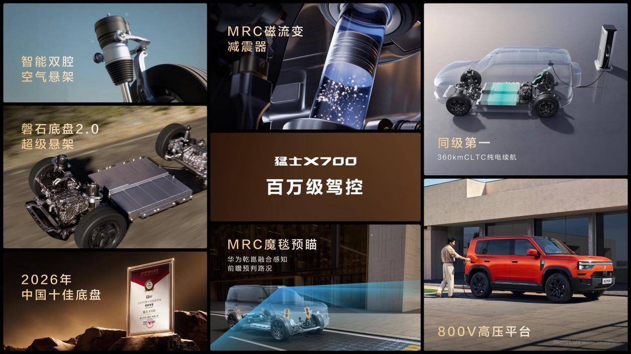 一车抵三车，七项全满分！猛士X700正式开启预售，预售价24.98万元起
