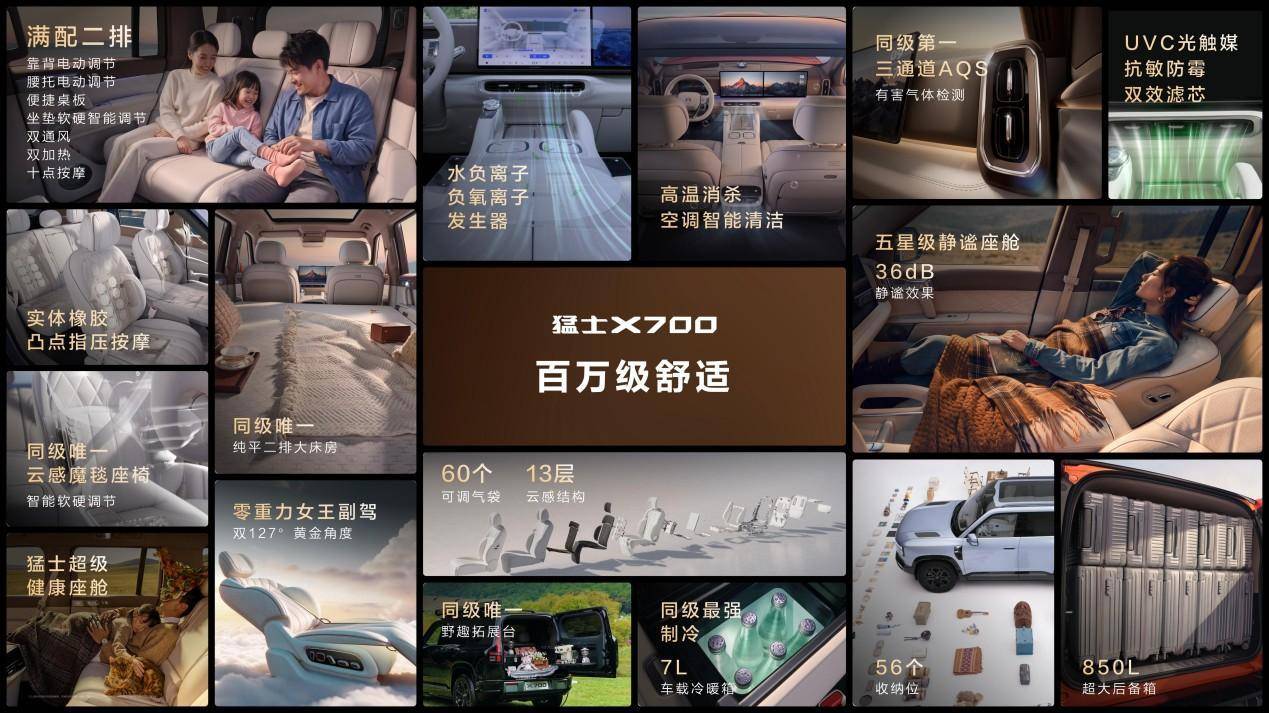 一车抵三车，七项全满分！猛士X700正式开启预售，预售价24.98万元起
